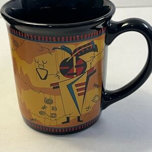 Pendleton Coffee Mug Cup The Record Keeper Black Native American Petroglyphs